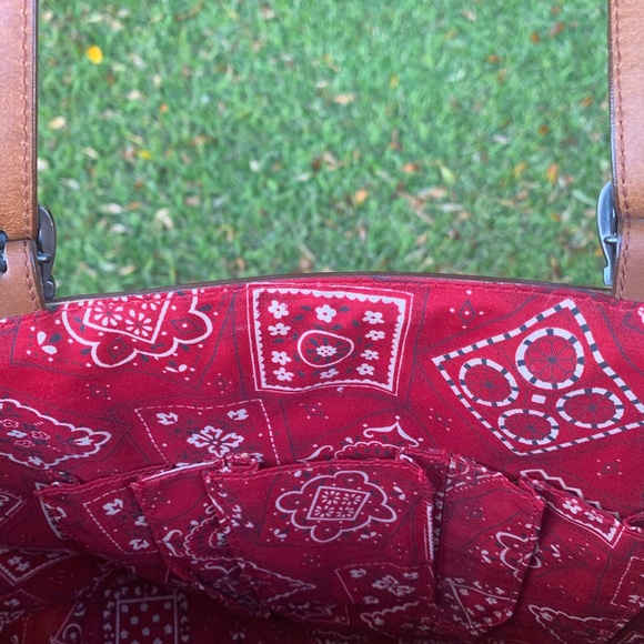 Isabella Fiore Beaded Western Motif Shoulder Bag/Tote EUC barely carried - Picture 15 of 16